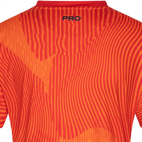 Butterfly Kariya Lady Shirt - Red - Back - Close-Up